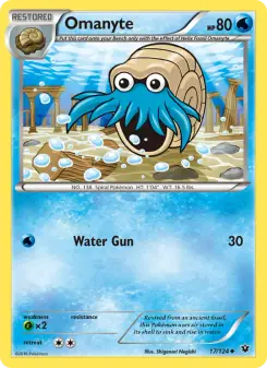 Omanyte (Fates Collide 17/124)