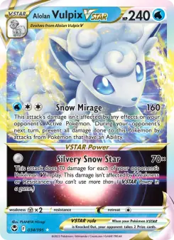 Alolan Vulpix VSTAR (Silver Tempest 034/195)