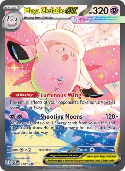 Mega Clefable ex (Perfect Order 119/88)