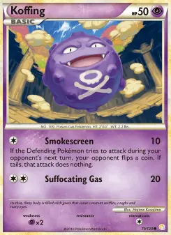 Koffing (HeartGold SoulSilver 70/123)