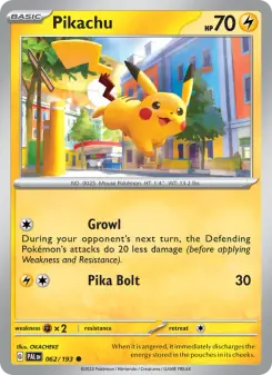 Pikachu (Paldea Evolved 062/193)