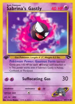 Sabrina's Gastly (Gym Challenge 97/132)