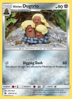 Alolan Dugtrio (Lost Thunder 123/214)