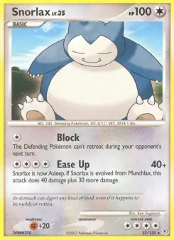 Snorlax (Diamond & Pearl 37/130)