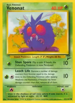 Venonat (Base Set 2 97/130)