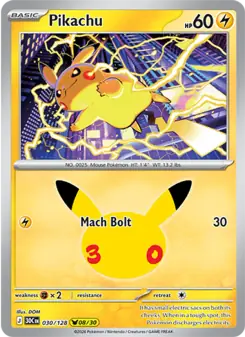 Pikachu (30th Celebration 030/128)