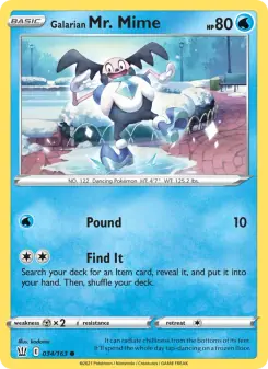 Galarian Mr. Mime (Battle Styles 34/163)