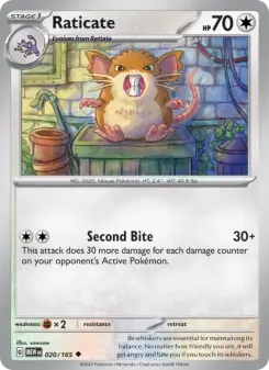 Raticate (151 020/165)