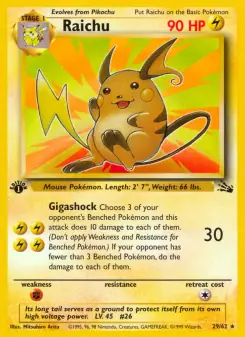 Raichu (Fossil 29/62)