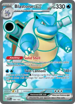 Blastoise ex (151 184/165)