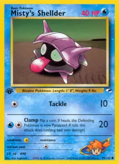 Misty's Shellder (Gym Heroes 89/132)