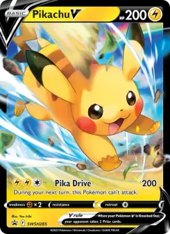 Pikachu V (SWSH Black Star Promos SWSH285)