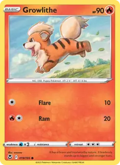 Growlithe (Silver Tempest 019/195)