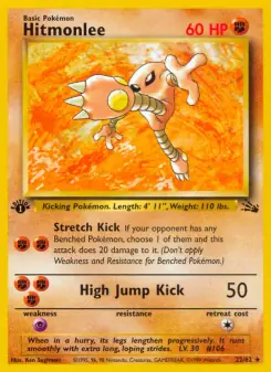 Hitmonlee (Fossil 22/62)