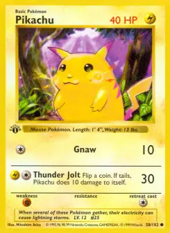 Pikachu (Base Set 58)