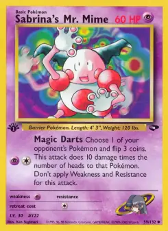 Sabrina's Mr. Mime (Gym Challenge 59/132)