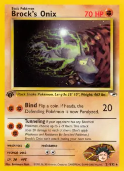 Brock's Onix (Gym Heroes 21/132)