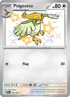 Pidgeotto (Paldean Fates 197/91)