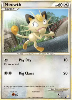 Meowth (HeartGold SoulSilver 75/123)