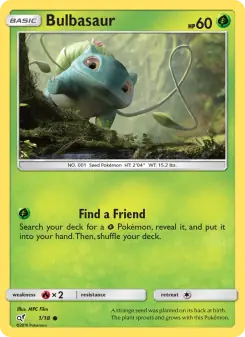 Bulbasaur (Detective Pikachu 1/18)