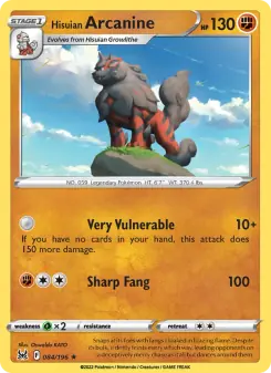 Hisuian Arcanine (Lost Origin 084/196)