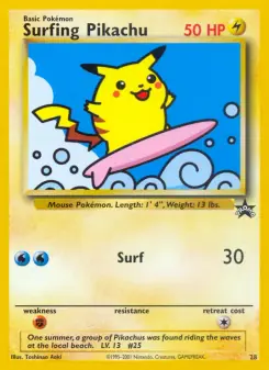 Surfing Pikachu (Wizards Black Star Promos 28/53)