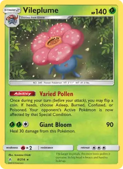 Vileplume (Unbroken Bonds 8/214)