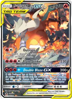 Reshiram & Charizard GX (SM Black Star Promos SM201)