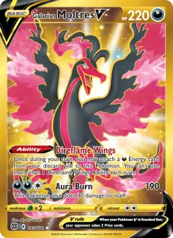 Galarian Moltres V (Brilliant Stars 183/172)