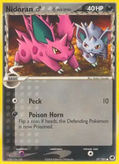 Nidoran♂ δ (Dragon Frontiers 57/101)