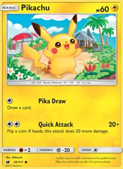Pikachu (Crimson Invasion 30/111)