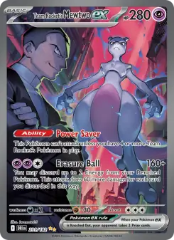 Team Rocket's Mewtwo ex (Destined Rivals 231/182)