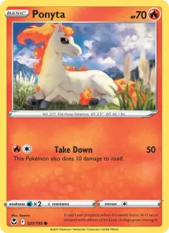 Ponyta (Silver Tempest 021/195)