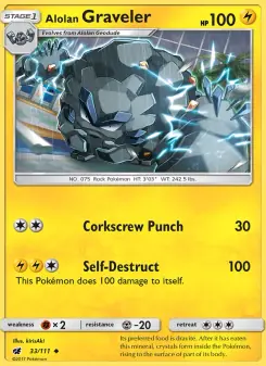Alolan Graveler (Crimson Invasion 33/111)