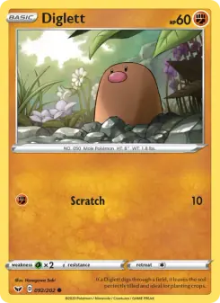 Diglett (Sword & Shield 92/202)