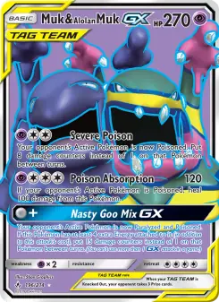 Muk & Alolan Muk GX (Unbroken Bonds 196/214)