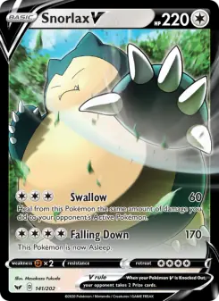 Snorlax V (Sword & Shield 141/202)