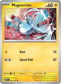 Magnemite (Obsidian Flames 063/197)