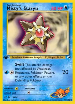 Misty's Staryu (Gym Heroes 90/132)
