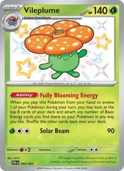 Vileplume (Paldean Fates 094/91)