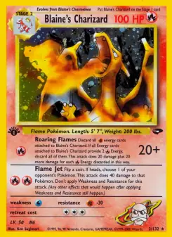 Blaine's Charizard (Gym Challenge 2/132)