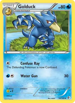 Golduck (Boundaries Crossed 34/149)