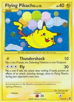 Flying Pikachu (Rising Rivals 113/111)