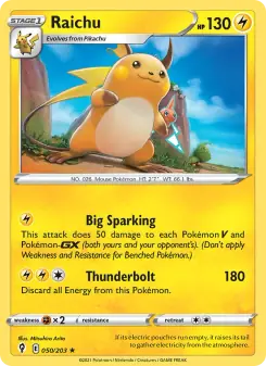 Raichu (Evolving Skies 50/203)