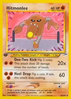 Hitmonlee (Neo Destiny 42/105)