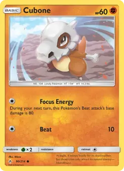 Cubone (Unbroken Bonds 90/214)