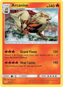 Arcanine (Unbroken Bonds 22/214)