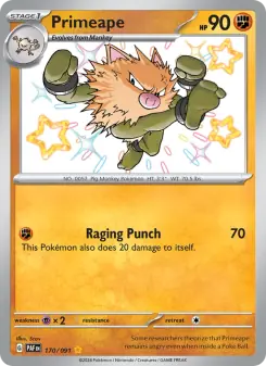 Primeape (Paldean Fates 170/91)