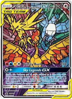 Moltres & Zapdos & Articuno GX (SM Black Star Promos SM210)