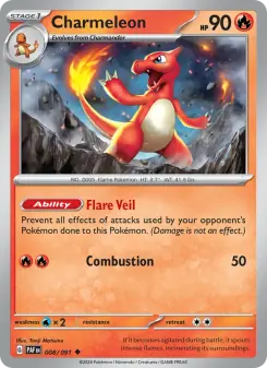 Charmeleon (Paldean Fates 008/91)